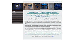 Desktop Screenshot of cd-securitysystems.co.uk